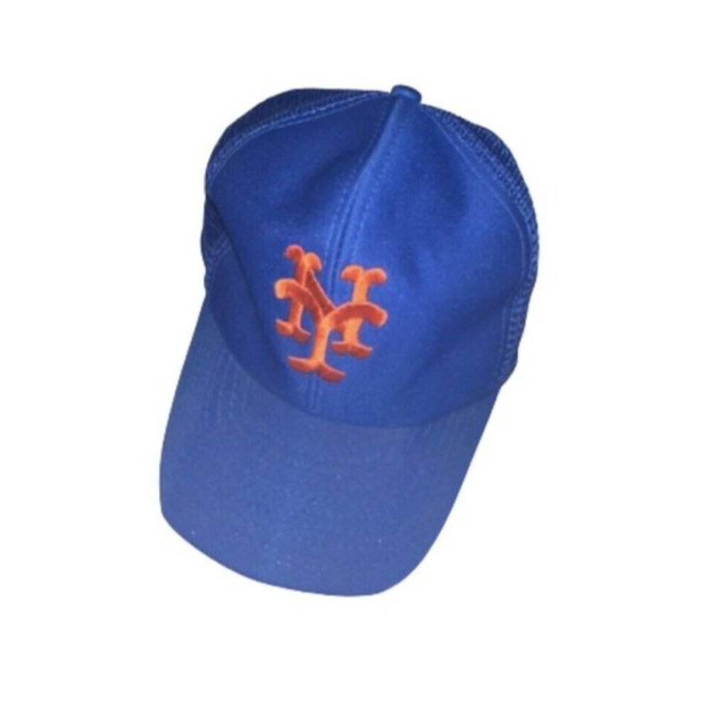 Vintage NY Mets Trucker Hat Mesh Snapback MLB Baseball Cap M/L